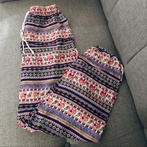 Bohemian harem pant